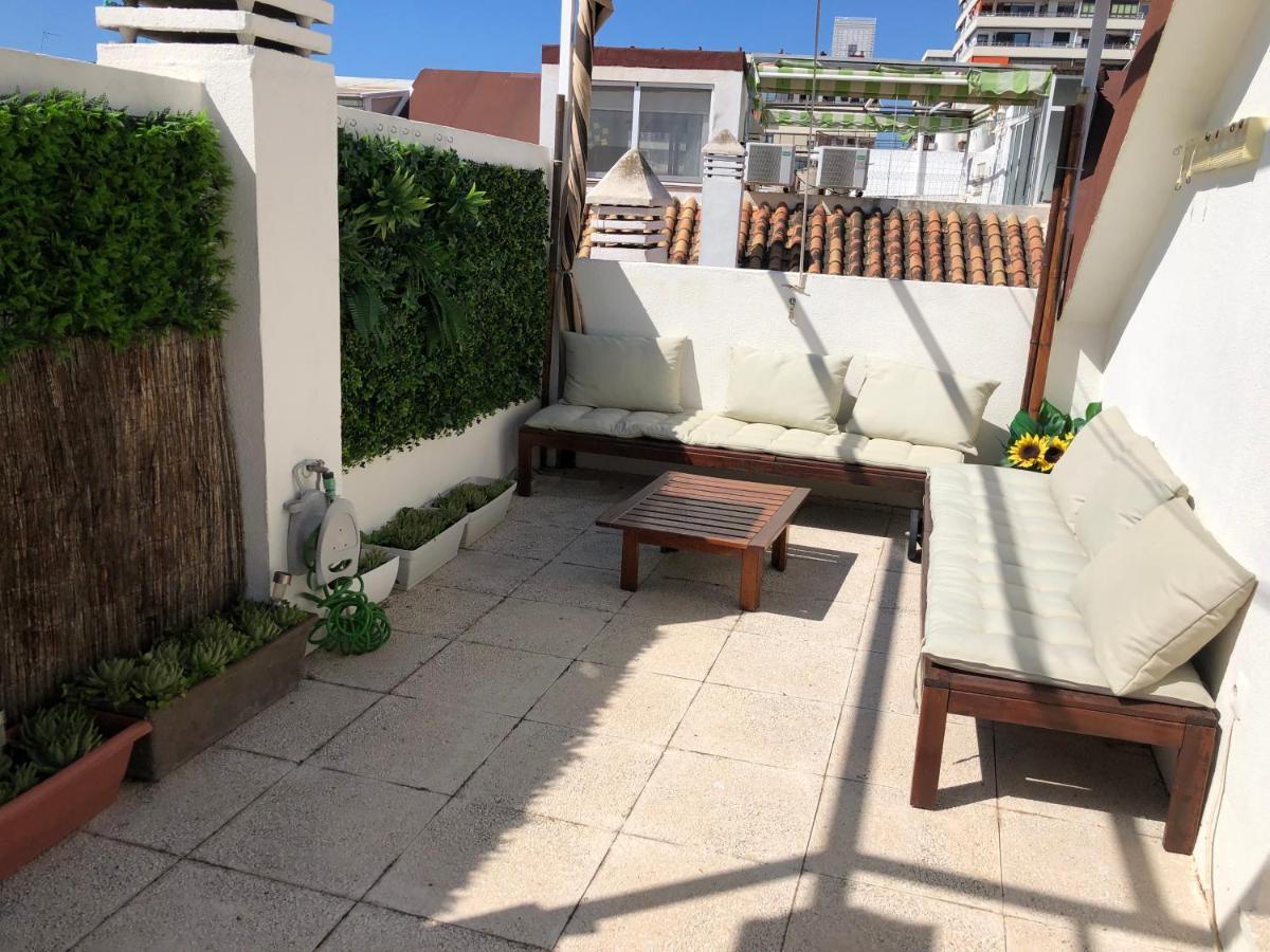 El Cortijuelo. Magnificent Triplex Terraced House With Rooftop Of 18M2, Overlooking The Sea. Parking トレモリノス エクステリア 写真